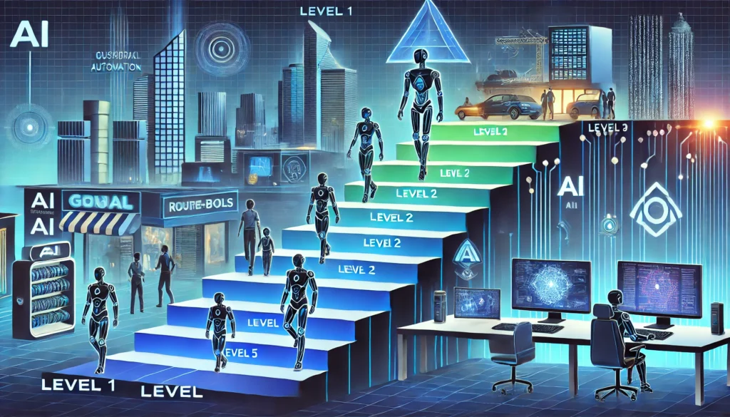 5 levels of AI Automation